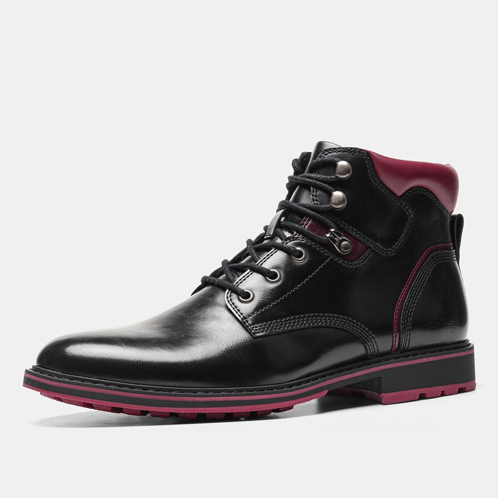 Patent Leather Martin Ankle Boots