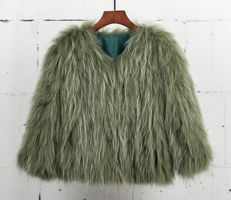 Knitted Real Fur Short Coats (Mulit-Color)