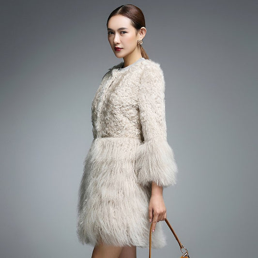 Lux Lamb and Mongolian Sheep Fur Coats