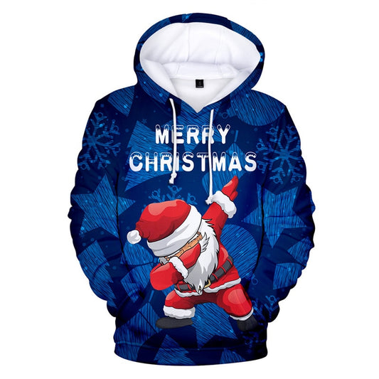 Christmas 3D Print Hooded Sweater Unisex (Multi-Styles/Colors)