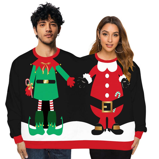 Couples Christmas Two Person Long Sleeve Shirts