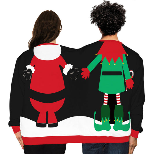 Couples Christmas Two Person Long Sleeve Shirts