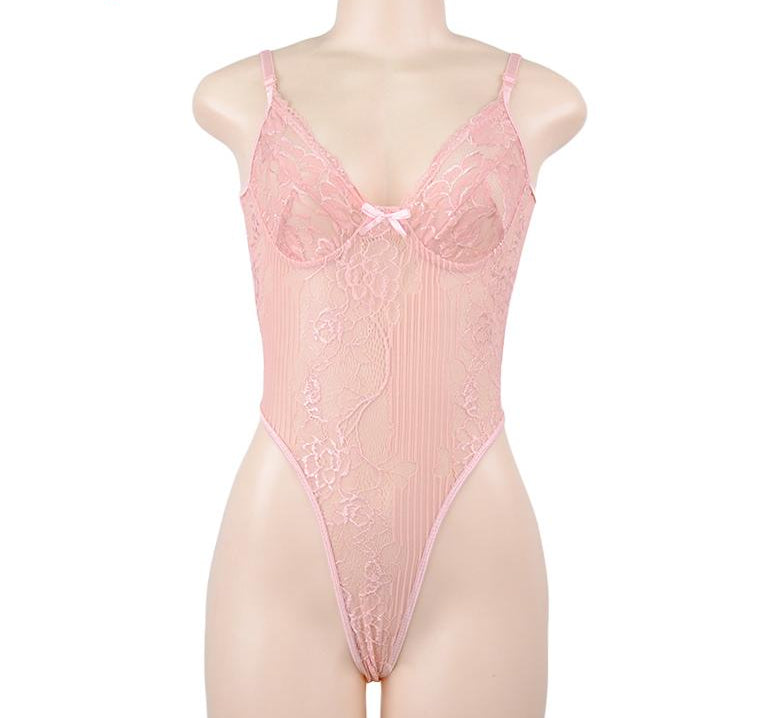 Collection of Sheer Lace Transparent Mesh Bodysuits – Elevate Swag