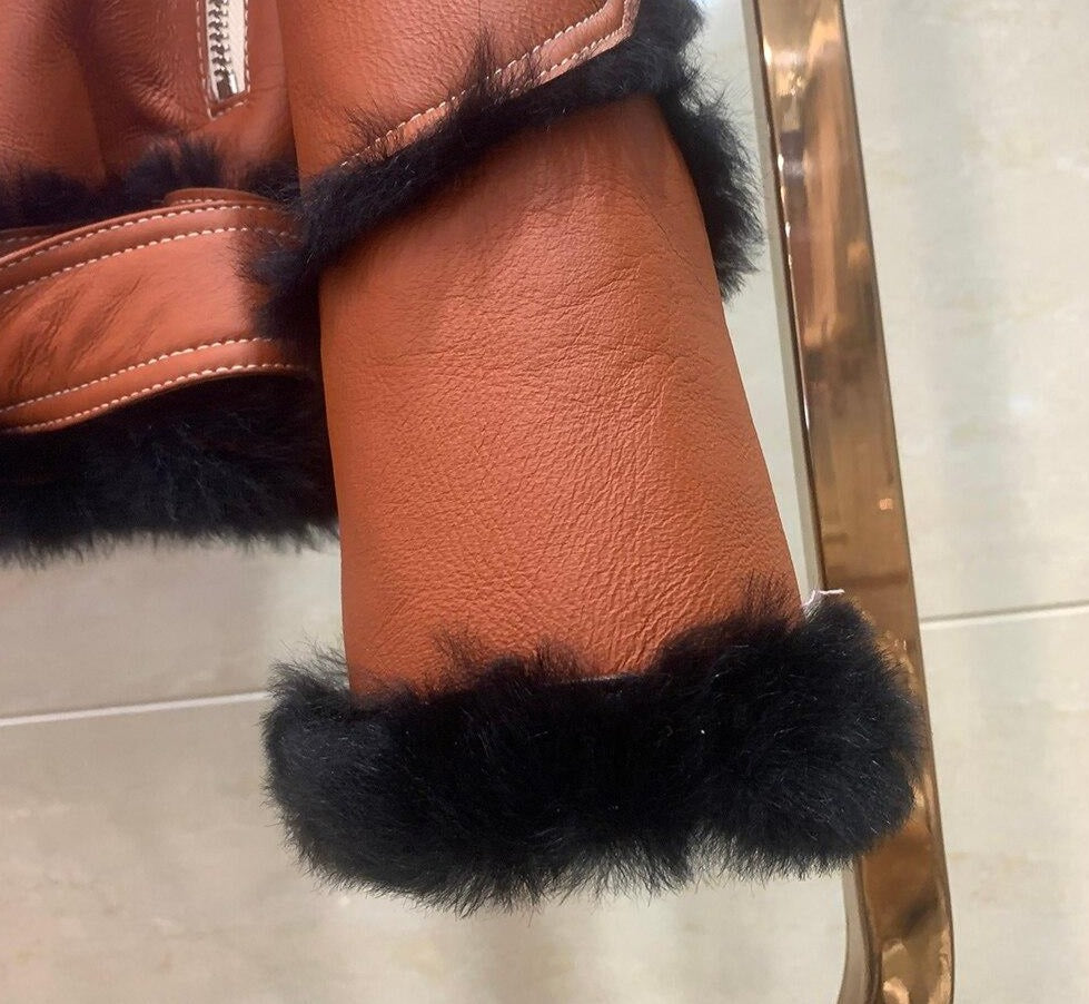 Genuine Leather Double Face Lamb Fur Jackets