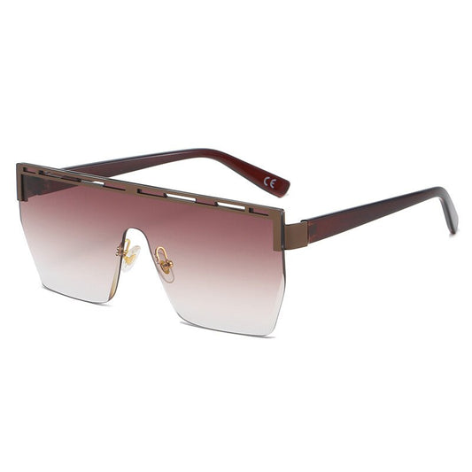 Color Fade Oversized Sunglasses