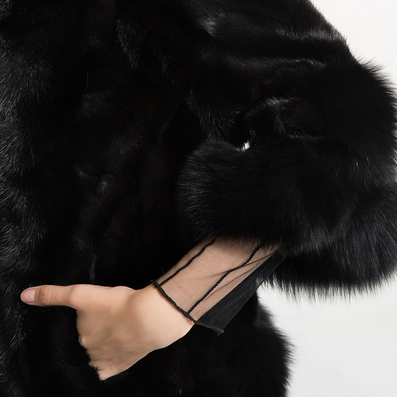 Lux Genuine Mink Fur Coats