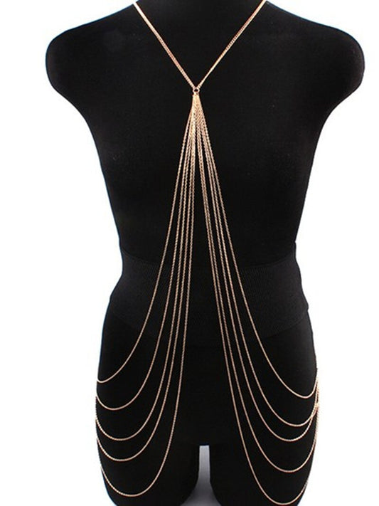 Bikini Body Tassel Necklace Long Chains