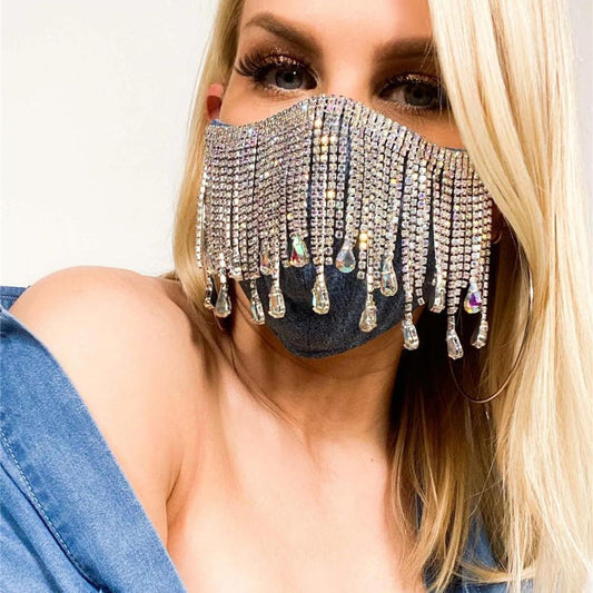 Crystal Rhinestone Fashion Masks
