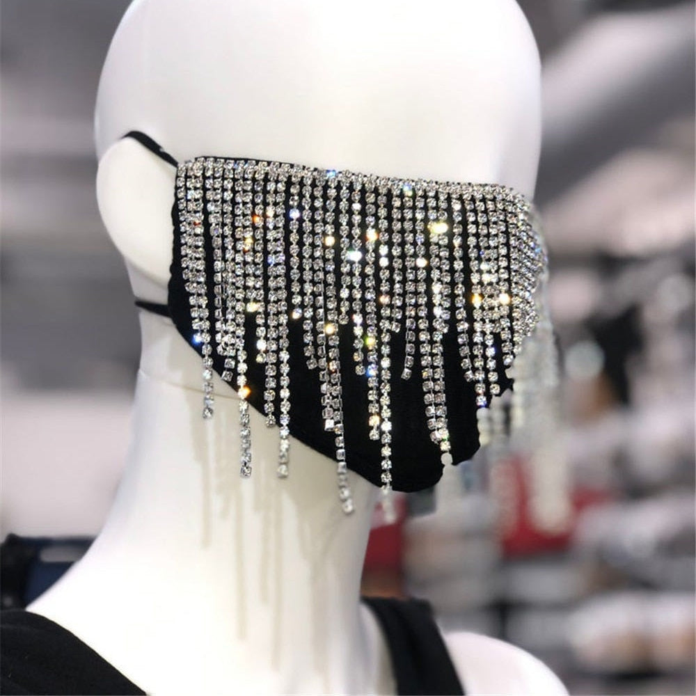 Crystal Rhinestone Fashion Masks