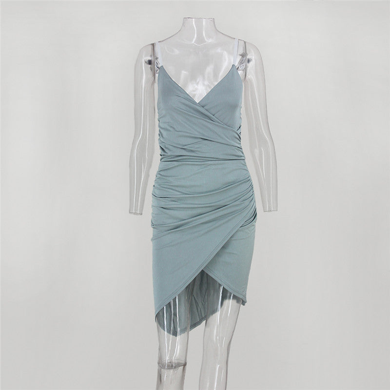 Asymmetric Sleeveless Bodycon Dresses