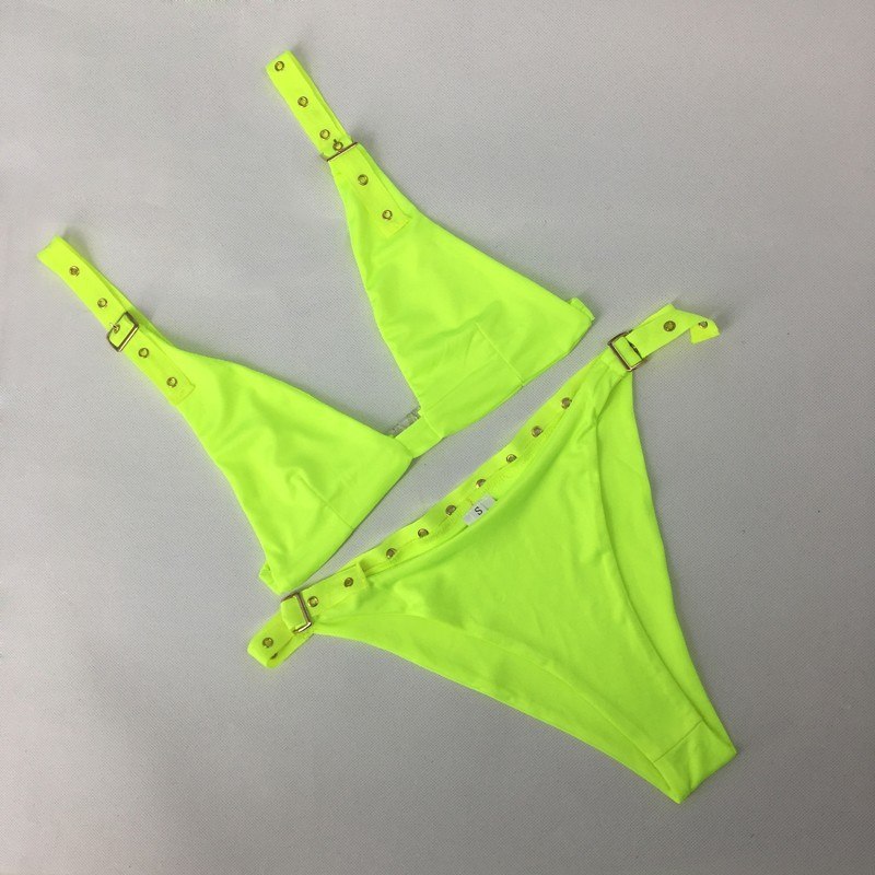 Buckle Strap Brazilian Bikini Sets