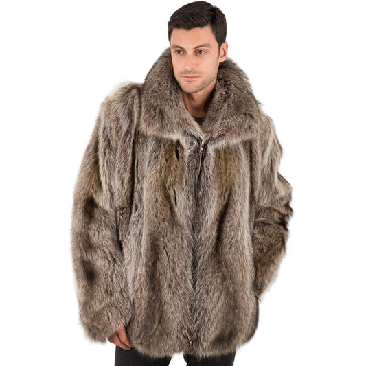 Fox Fur Full Pelt Thick Collar Bombers