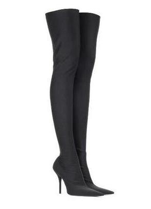 Collection of Elastic Sock Mid Thigh High Heels Boots (Multi-Styles)