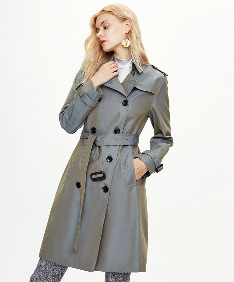 Waterproof Classic Double Breasted Trench Coats