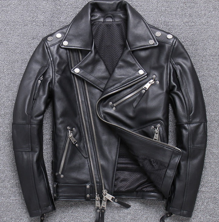 Genuine Leather Vintage Moto Jackets