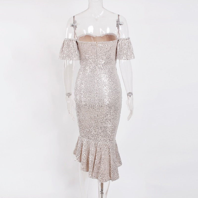 Collections of Sequin Midi Dresses