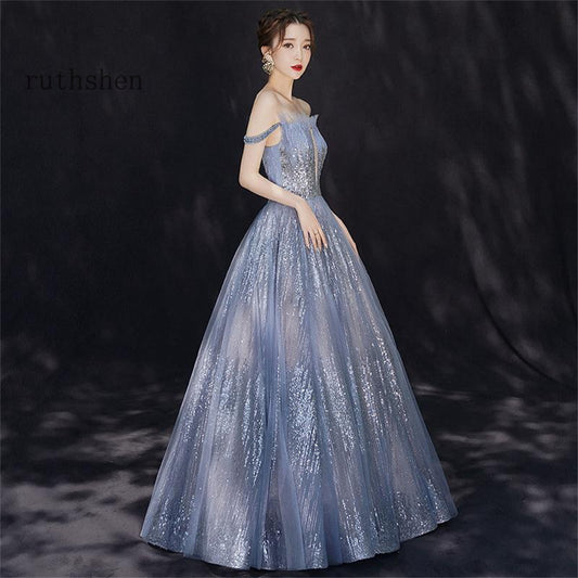 Temperament Long Maxi Mesh Dresses