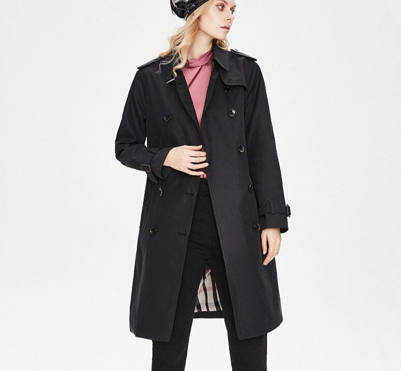 Waterproof Classic Double Breasted Trench Coats