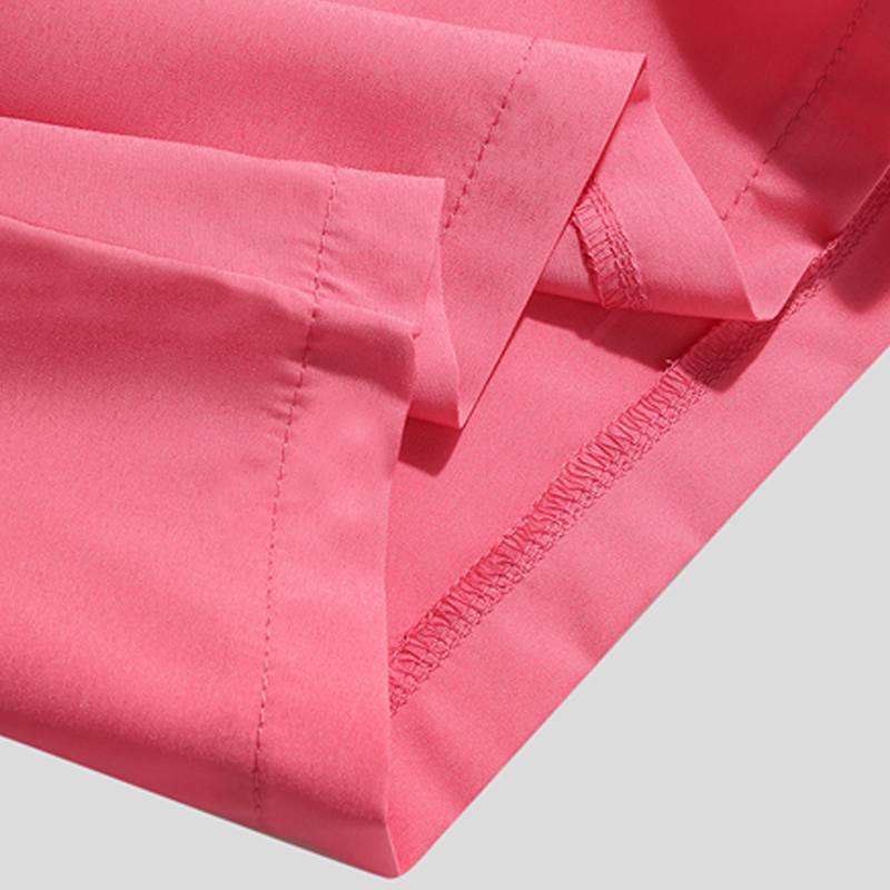 Color Mix Short Sleeve Button Shirt & Short Sets