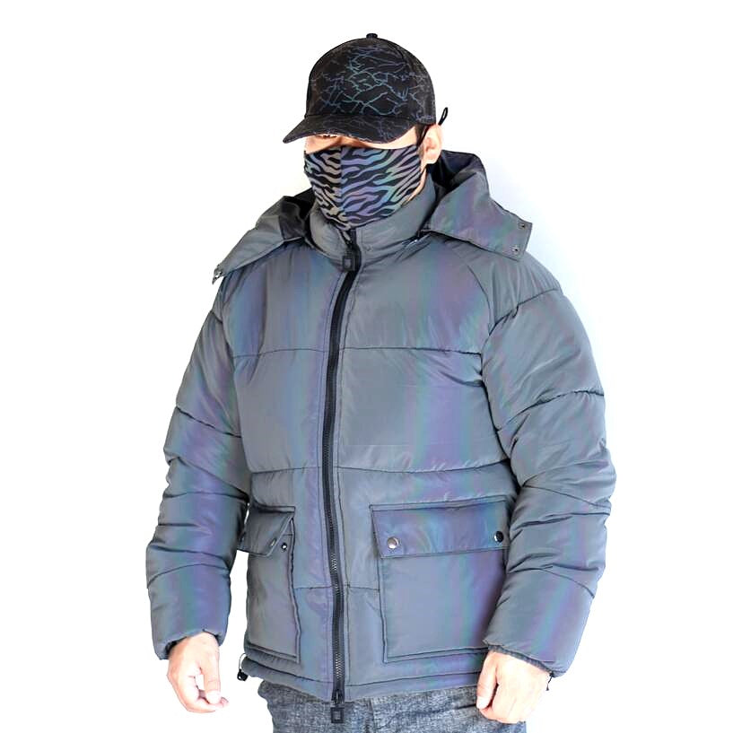 Rainbow Reflective Glow Hooded Jackets