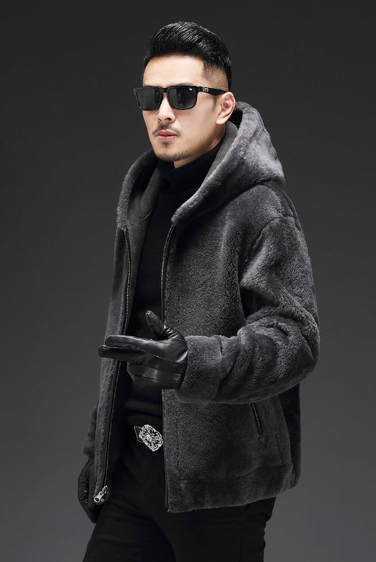 Reversible Genuine Leather Real Shearling Jackets