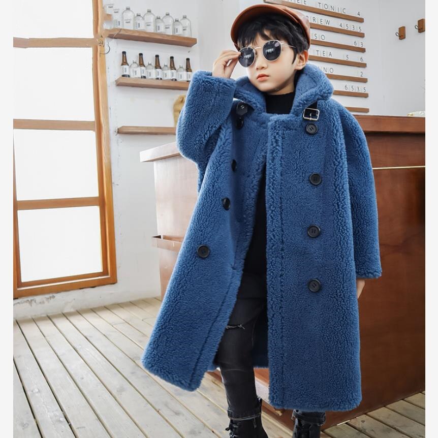 Children Real Lamb Shearing Wool Fur Coats Girls/Boys – Elevate Swag