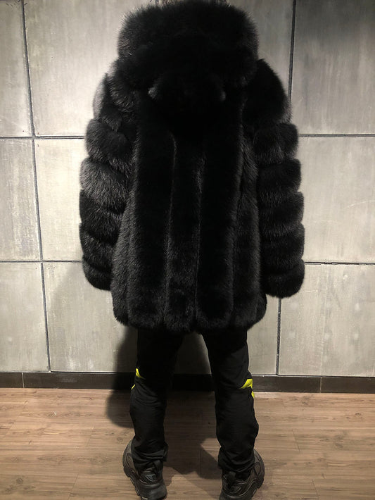 Big Real Fur Midi Coats