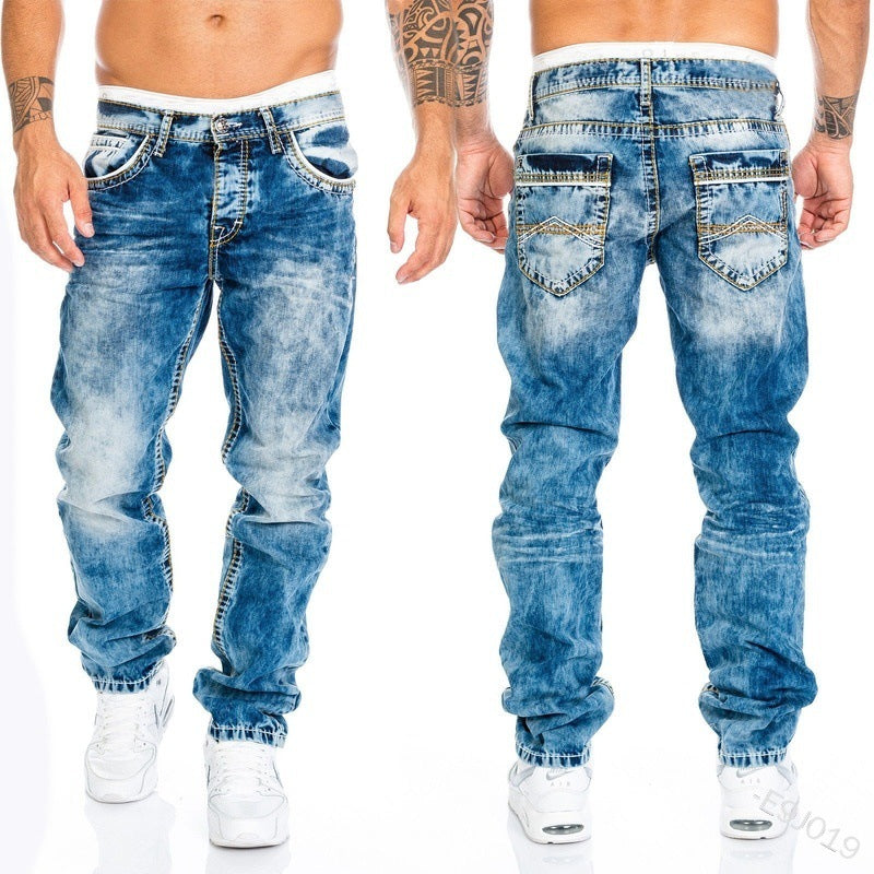 Assortment of Acid Wash Straight Jeans