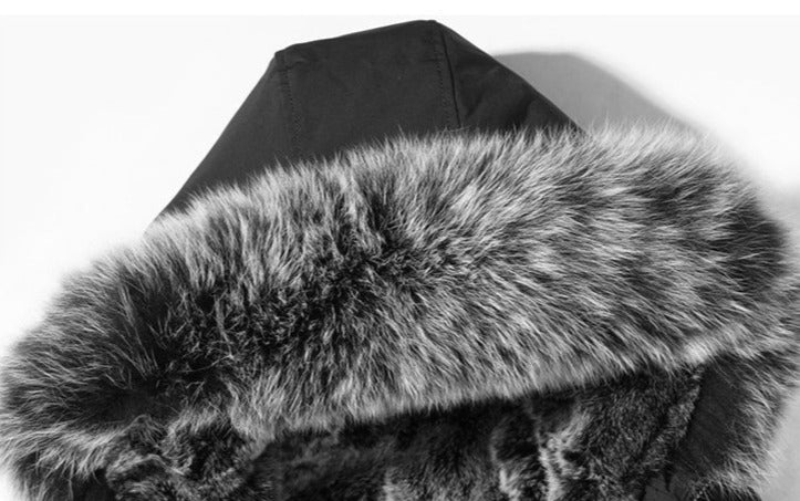 Genuine Leather Rabbit Fur Short Coats