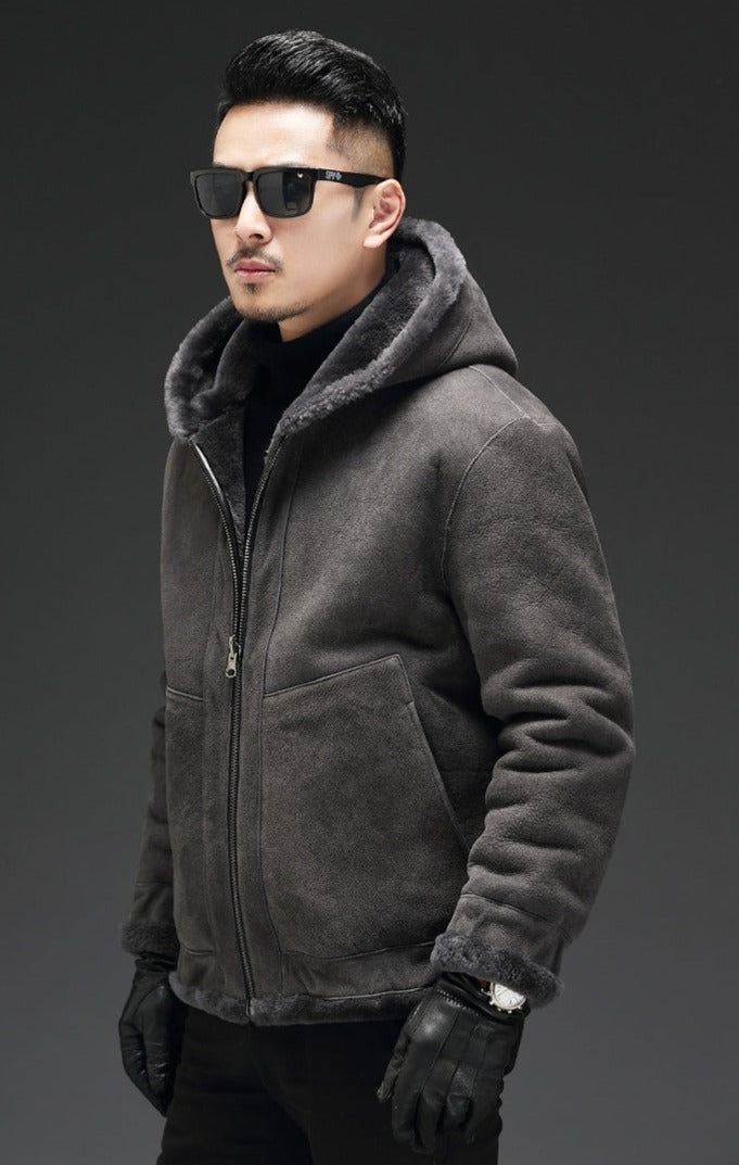 Reversible Genuine Leather Real Shearling Jackets