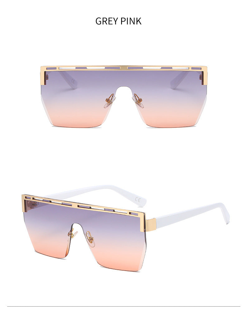 Color Fade Oversized Sunglasses