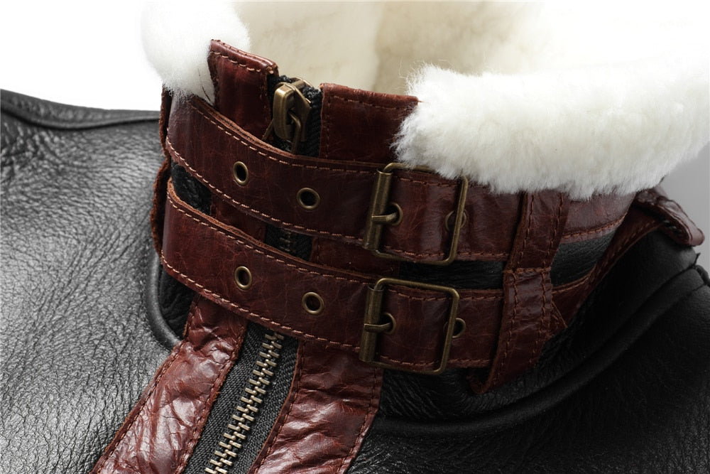 Genuine Leather Real Shearling Coats