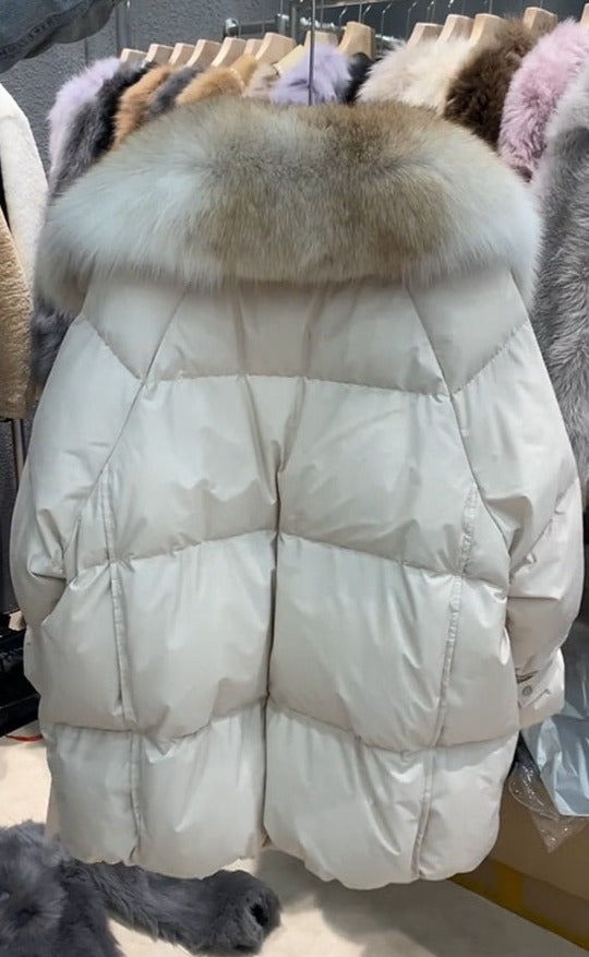 Big Fur Collar Down Puffer Coats