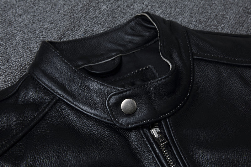 Genuine Leather Moto Vintage Jackets