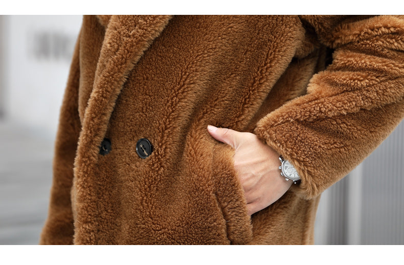 Shearling Teddy Bear Long Coats