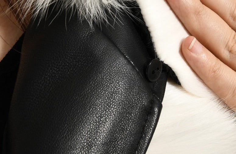 Genuine Leather Jackets Natural Fur