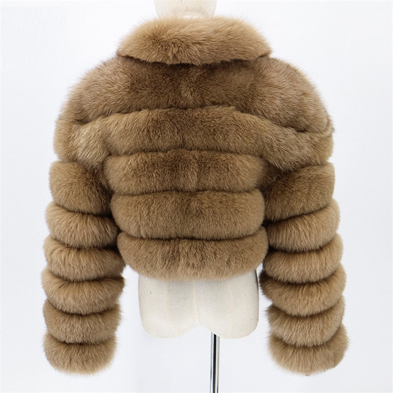 Genuine Fox Fur Short Coats