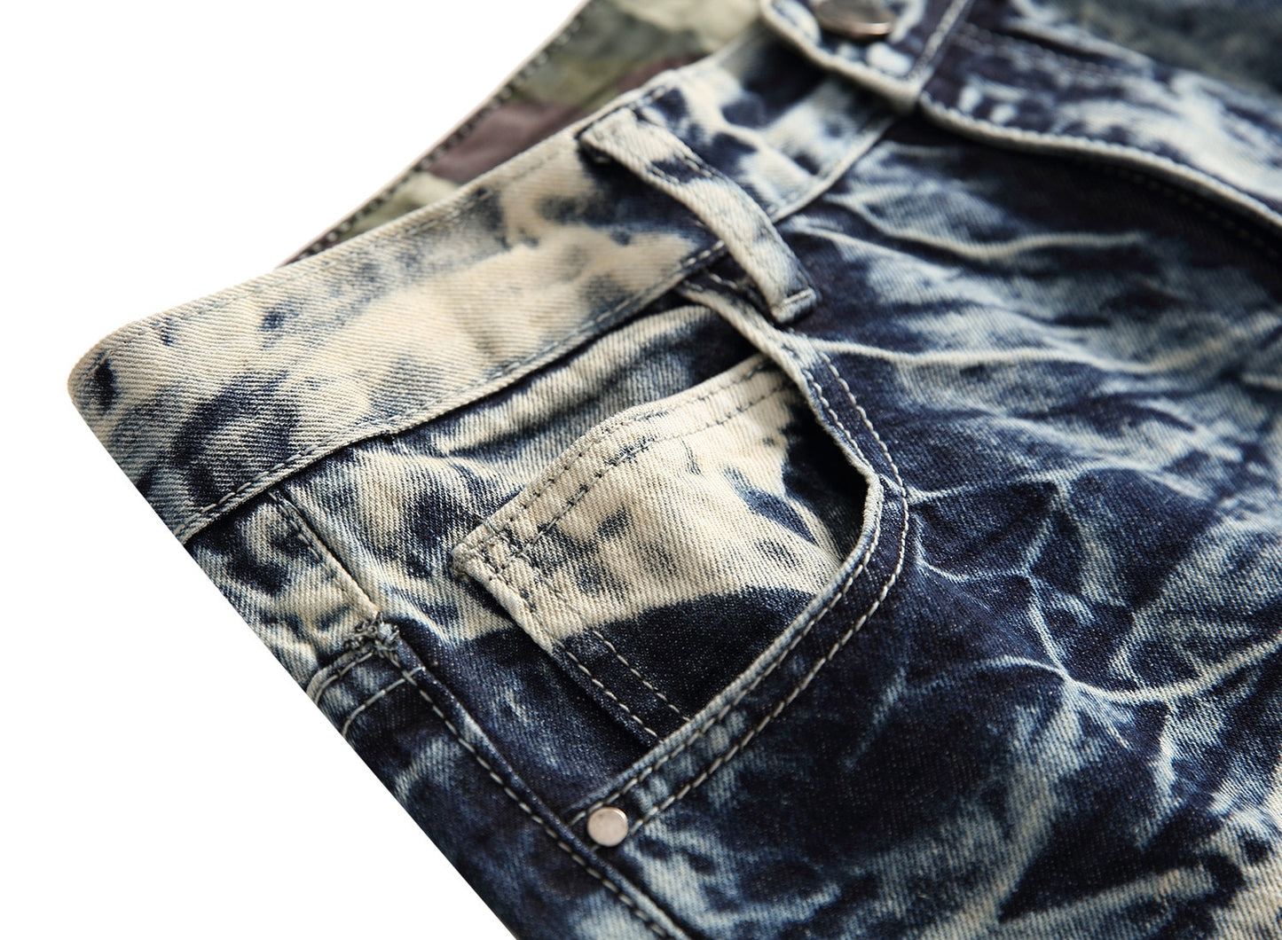 Collection of 3 Patchwork Denim Jeans