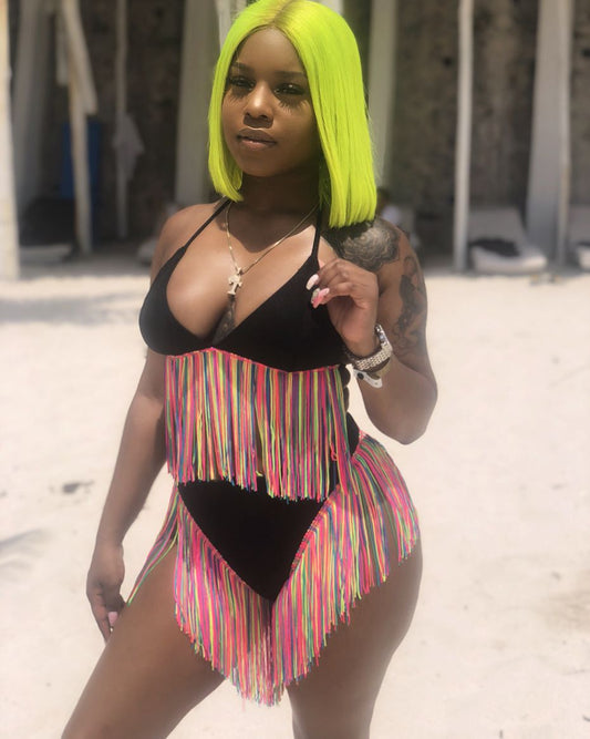 Colorful Long Tassel Bikini Sets