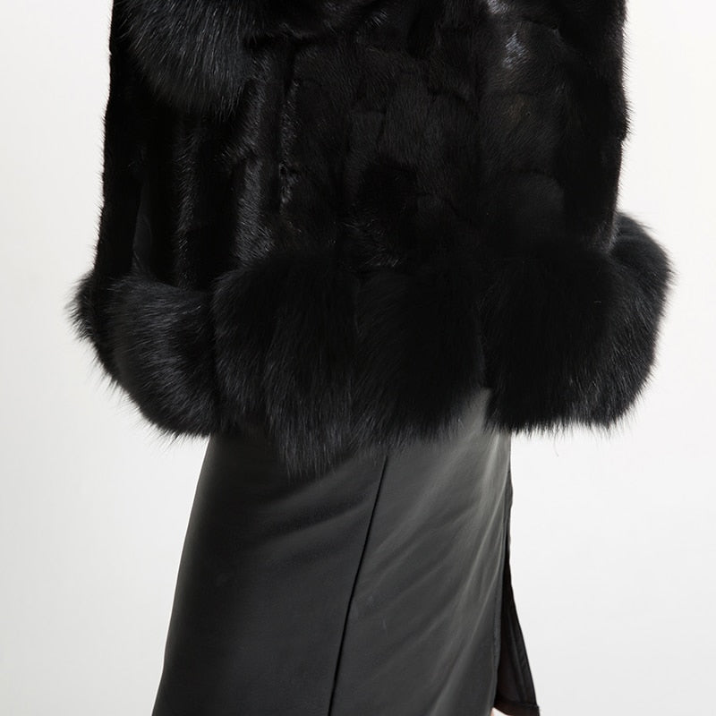 Lux Genuine Mink Fur Coats