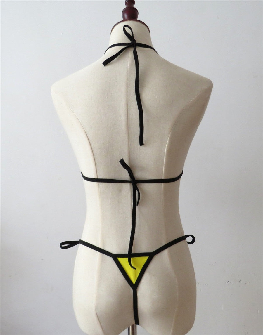 Hollow Top G String Bikini 2pcs