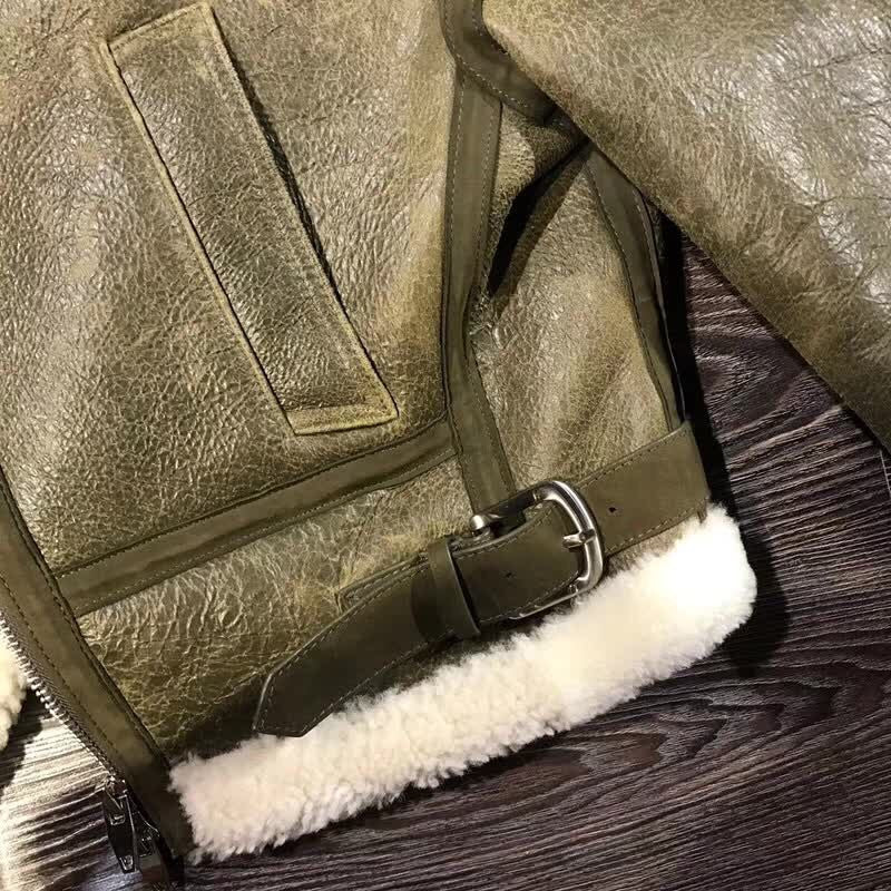 Sheepskin Genuine Leather Double Faced Sheep Fur Lining Coats