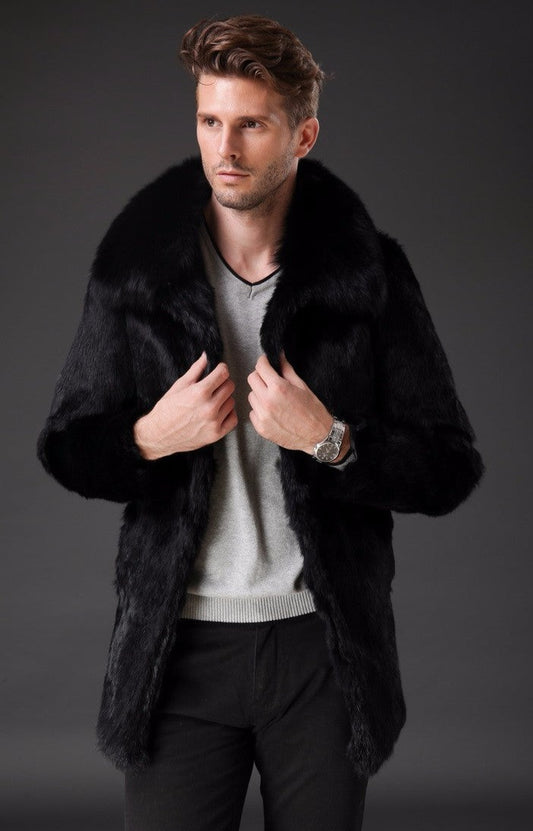 Genuine Rabbit Fur Full Pelt Coat