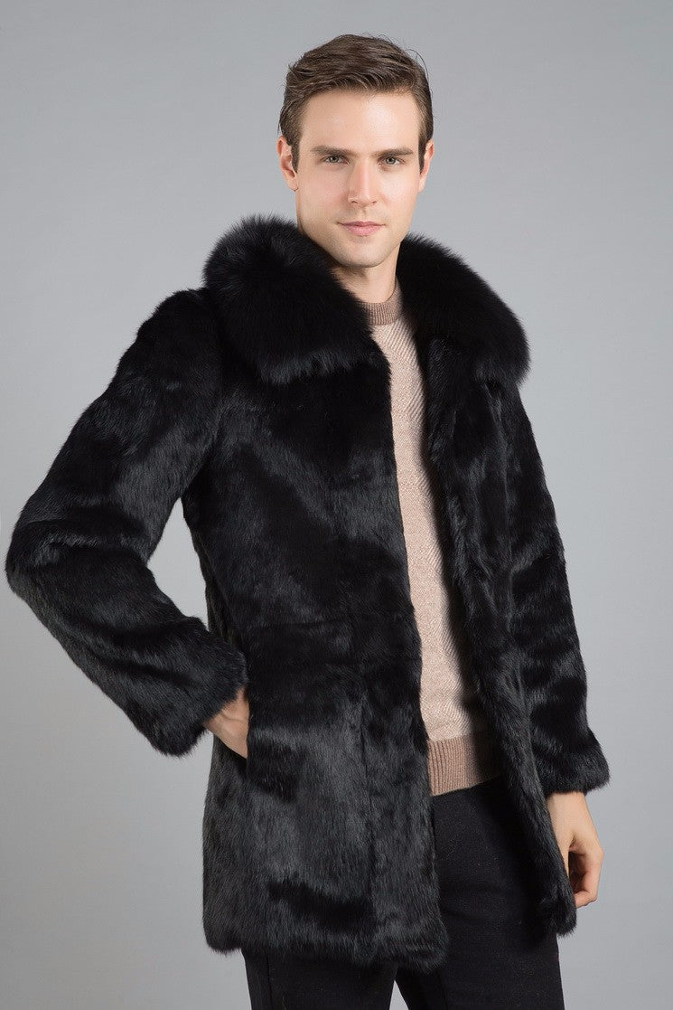 Genuine Rabbit Fur Full Pelt Coat