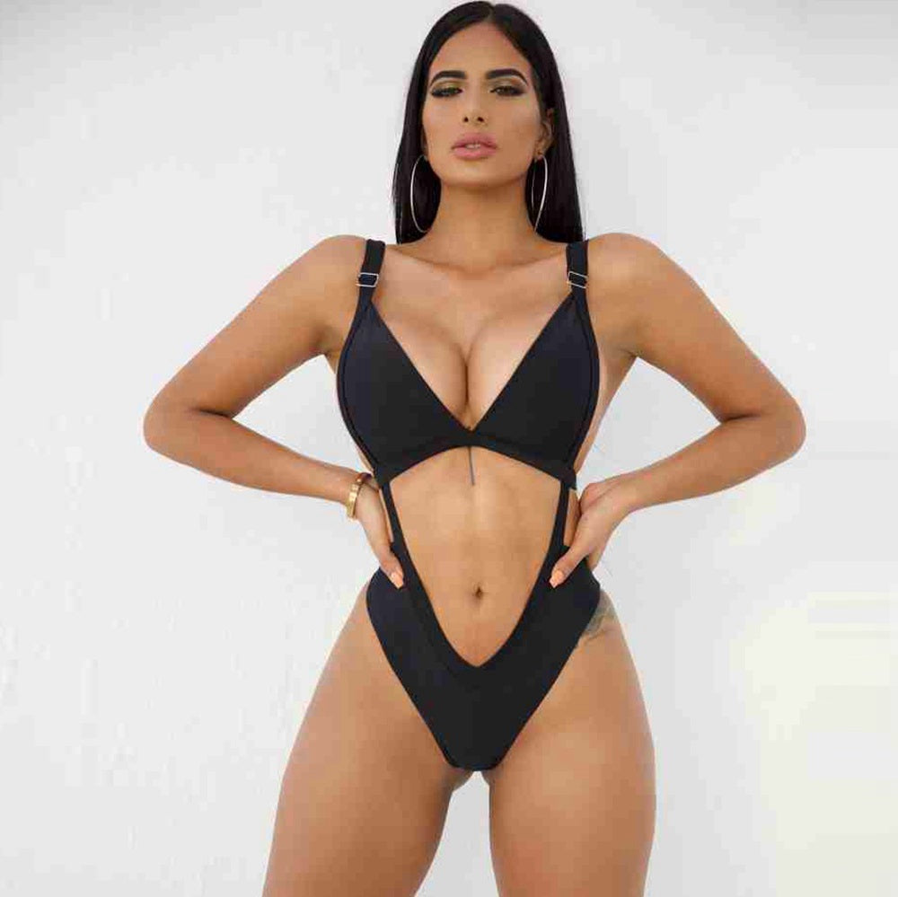 Bandage Halter High Cut Monokini