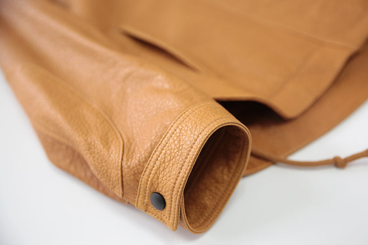 Genuine Leather Loose Short Coats