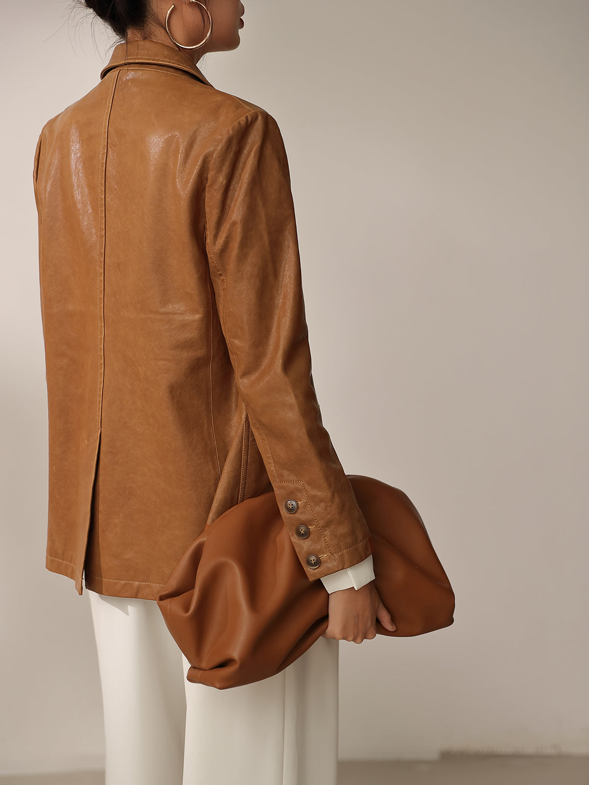 Genuine Leather Vintage Blazer Jackets