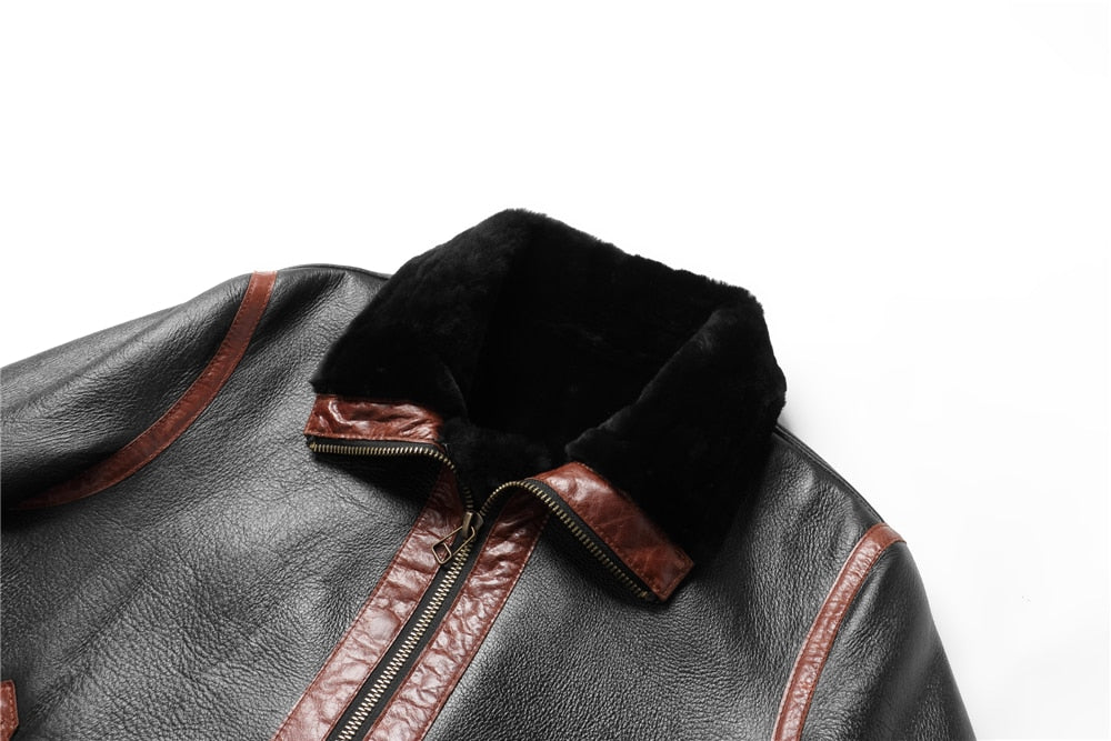 Genuine Leather Real Shearling Coats