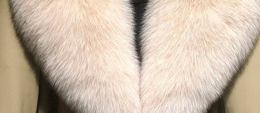 Genuine Leather Big Fur Collar Jackets