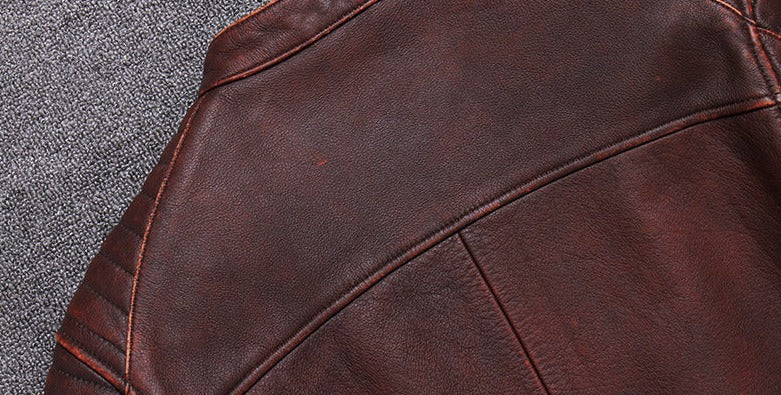 Vintage Genuine Leather Moto Jackets